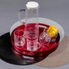 Bandeja Redonda Yangzi Peroliz 33X4 Vermelho