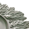 Sousplat Patinado Garden Leaf Lyor 35Cm Verde