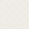 Piso Ceusa Drapeado Branco 58x58 0,67M²