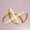 Pendente Fluire 432 Led 0,2W Dourado Bella Sb001