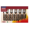 Jogo Churrasco Inox 12 Peças Polywood Castanho