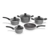 Conjunto De Panelas Brinox C.L Com Indução 5Pçs Cz