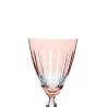 Taça Para Vinho Tinto Elizabeth Lapidada Rosa 250Ml 