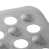 Tapete Lyor P/Banheiro De Pvc C/Antiderrapante Cinza 49x32Cm