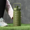 Garrafa Para Água Lyor Com Marcadores Verde 2L