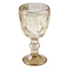 Jogo de 6 Taças L'hermitage Matelasse Em Vidro Ambar 60ml