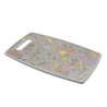 Tabua P/Corte Lyor Plastico Kitchen Cinza 30Cmx20Cmx1Cm