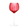Conjunto 2 Tacas P/ Vinho Wolff Vidro Orquídea Verm. 450ml