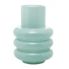 Vaso de Vidro Wolff Gomos Menta 18cmx18cmx23cm