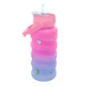 Garrafa Squeeze Lyor Wave Vermelha e Azul C/ Adesivos 2l