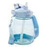 Garrafa Lyor Multiuso C/ Alca Dupla e Canudo Azul 1200 Ml