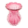 Vaso Wolff de Vidro Italy Rosa 12cm x 16cm