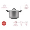 Espagueteira Brinox Grafite 22cm 5,7l