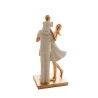Figura Decorativa Wolff Resina Familia Branco 9x7x20cm