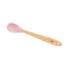 Conjunto Lyor 3 Utensilios Silicone Com Cabo de Bambu Rosa