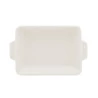 Refratário Lyor Porcelana C/alça Basic Branco 23,5x14,5x5cm