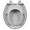 Assento Sanitário Soft Close Astra Oval Branco 