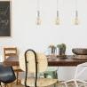 Pendente Taschibra Dot Metal Vintage Branco 