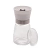 Moedor De Tempero Lyor Vidro Com Tampa Branca 170ml 