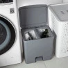 Lixeira De Pedal Ou 20L Duplo Compartimento Chumbo 
