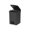 Lixeira De Pedal Ou Trium 12 L Preto Fechado