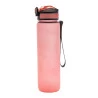 Garrafa Lyor Para Água Com Marcadores Rosa 1L