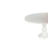 Centro de Mesa L'Hermitage Blanchi Com Pé Branco e Rose