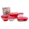 Jogo de Tampas Yangzi Silicone Com 6 Uni.