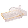 Manteigueira Lyor de Cristal C/tampa Petra 17x10,5x10Cm