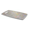 Tabua P/Corte Lyor Plastico Kitchen Cinza 30Cmx20Cmx1Cm