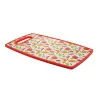 Tabua P/Corte Lyor Plástico Fruits Vermelha 30CmX20CmX1Cm