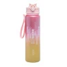 Conjunto 3 Garrafas Wolff Squeeze Degrade Cintilante Rosa