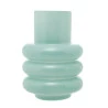 Vaso de Vidro Wolff Gomos Menta 18cmx18cmx23cm