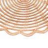Lugar Americano Lyor de Fibra Natural Flor Palm 35cm