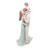 Figura Decorativa Wolff Família de Resina 12cmx11cmx28,5cm