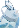 Garrafa Lyor Multiuso C/ Alca Dupla e Canudo Azul 1200 Ml