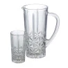 Conjunto Wolff 6 Copos Altos 270ml e 1 Jarra 1l Vidro Stella