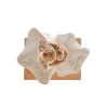 Figura Decorativa Wolff Resina Família Branco 10x7x20cm