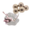Figura Decorativa Wolff de Resina Boneca C/baloes 10x32cm