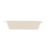 Refratário Lyor Porcelana C/alça Basic Branco 28x16,5x5cm