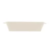 Refratário Lyor Porcelana C/alça Basic Branco 34x20,5x5cm 
