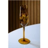 Conjunto 2 Tacas de Champanhe Wolff de Vidro Leopard 210ml