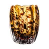 Vaso de Vidro Wolff Italy Leopardo 9x12cm 