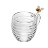 Cnj Lyor 2 Xicaras de Chá Parede Dupla Lovely Bee 180ml 