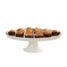 Boleira Brinox C/ Borda Buffet Branco 35,5x11,5cm 