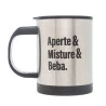 Caneca Lyor Mixer de Aço Inox C/tampa 380ml 2895