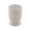 Conjunto Banheiro3 Pçs Lyor Greece Cerâmica Branco/Prata