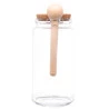 Pote Redondo Lyor de Vidro C/ Colher de Bambu 1l 5753
