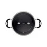 Caçarola Tramontina 24cm 4,5l Monaco Indução Pt Antiaderente