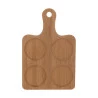 Conjunto Petisqueira Com Bandeja Lyor De Bambu E 4 Peças